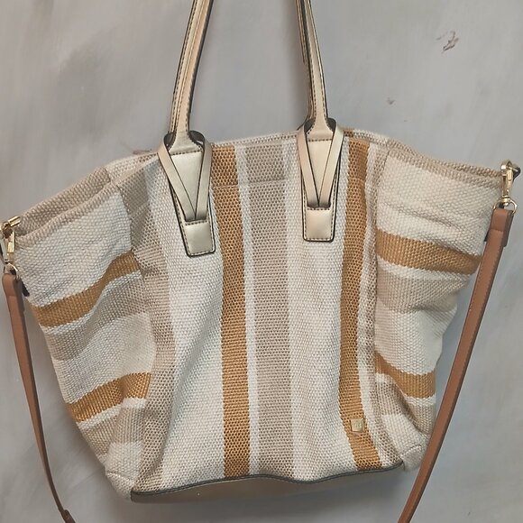 Kate Landry Woven Tote - Picture 1 of 13